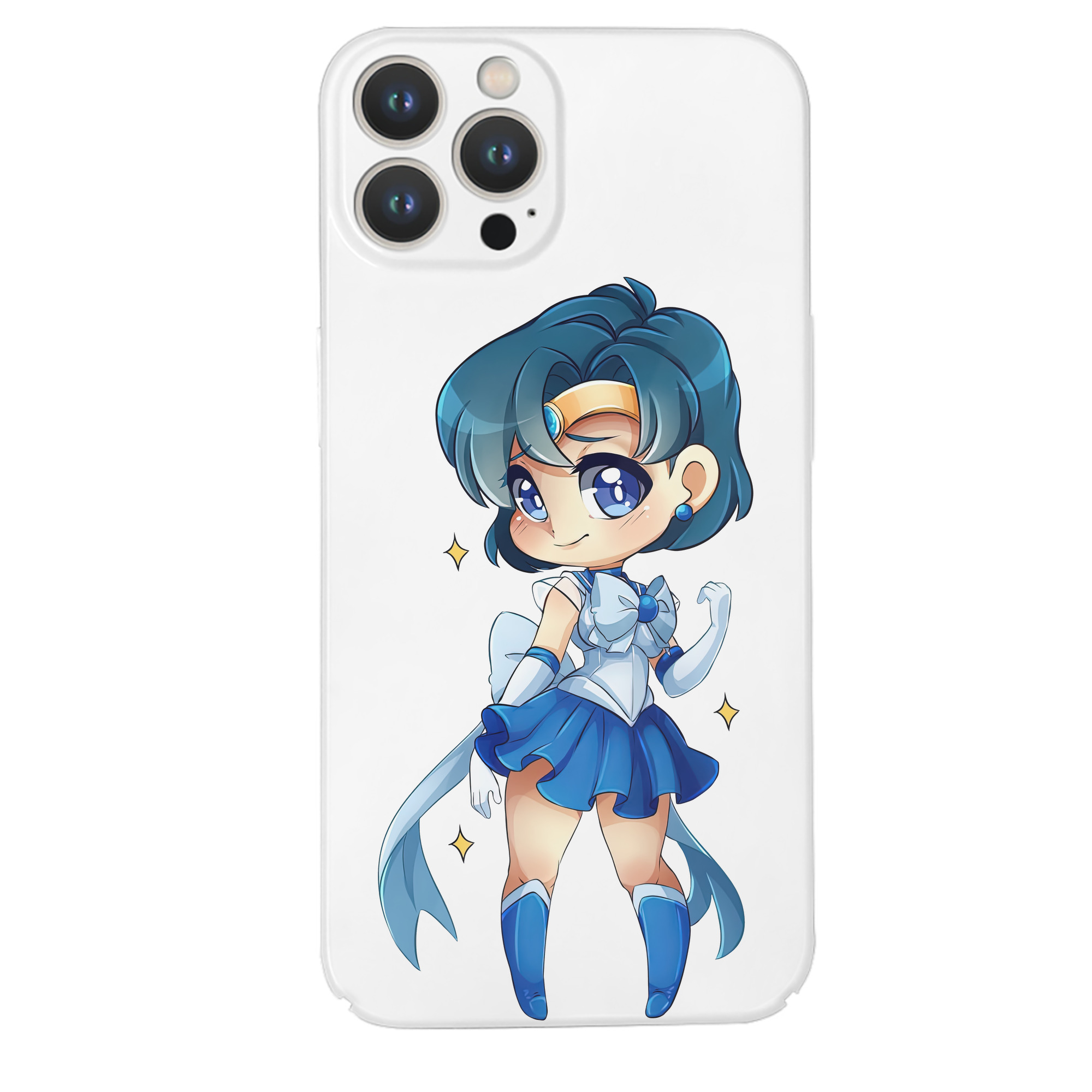 （画像用） 美少女戦士セーラームーン 水野 亜美 みずの あみ Sailor Moon Mizuno Ami 【iPhone 14シリーズ対応】ハードケース